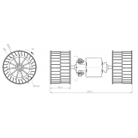 WG2160418 WILMINK GROUP Вентилятор салону