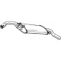 233-563 BOSAL Глушник вихлопних газів кінцевий