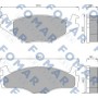 FO 436681 FOMAR Friction Комплект гальмівних колодок дисковий гальм