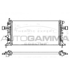 103368 AUTOGAMMA Радіатор охолодження двигуна