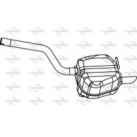 P5760 FENNO Глушник вихлопних газів кінцевий