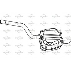 P5760 FENNO Глушник вихлопних газів кінцевий