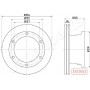 DP-0529C JAPANPARTS Гальмівний диск