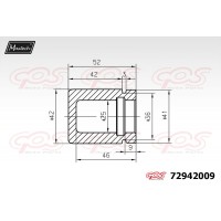 72942009 MAXTECH Поршень корпус скоби гальма