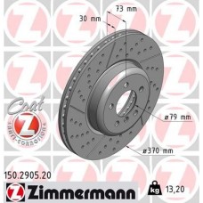 150.2905.20 ZIMMERMANN Гальмівний диск