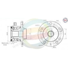 70-210095 MULTIPARTS Комплект підшипника ступиці колеса