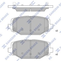 SP1950 Hi-Q КомплеК т гальмівних колодок, дискове гальмо