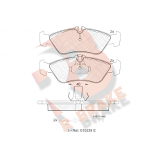 RB1103 R BRAKE Комплект гальмівних колодок дисковий гальм