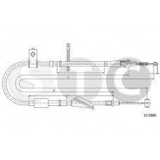 T483344 STC Тросик, cтояночный тормоз