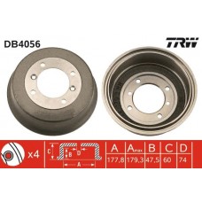 DB4056 TRW Гальмівний барабан