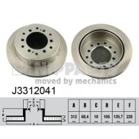 J3312041 NIPPARTS Гальмівний диск