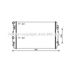 VNA2344 AVA QUALITY COOLING Радіатор охолодження двигуна
