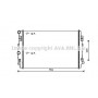 VNA2344 AVA QUALITY COOLING Радіатор охолодження двигуна