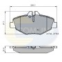 CBP01209 COMLINE Комплект гальмівних колодок дисковий гальм