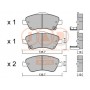 704-17196P IAP QUALITY PARTS Комплект гальмівних колодок дисковий гальм