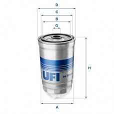 24.351.01 UFI Паливний фільтр