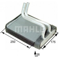 WG2180050 WILMINK GROUP Теплообмінник обігрів салону