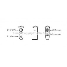 SU1095 AVA QUALITY COOLING Розширювальний клапан кондиціонера