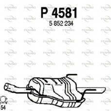 P4581 FENNO Глушник вихлопних газів кінцевий