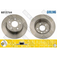 6015744 GIRLING Гальмівний диск
