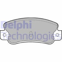 LP523 DELPHI Комплект гальмівних колодок дисковий гальм