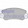 LP523 DELPHI Комплект гальмівних колодок дисковий гальм
