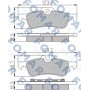 FO 800781 FOMAR Friction Комплект гальмівних колодок дисковий гальм