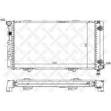 10-25333-SX STELLOX Радіатор охолодження двигуна