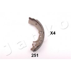 55251 JAPKO Комплект гальмівних колодок