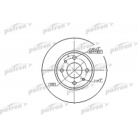 PBD1790 PATRON Гальмівний диск