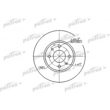 PBD1790 PATRON Гальмівний диск