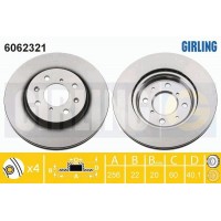 6062321 GIRLING Гальмівний диск