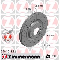 370.3088.52 ZIMMERMANN Гальмівний диск