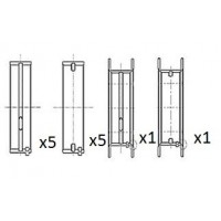 BM1059-025 FAI AutoParts Підшипник колінвала