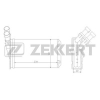 MK-5020 ZEKKERT Теплообмінник обігрів салону