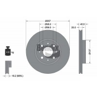 BDS1100 BENDIX Braking Гальмівний диск