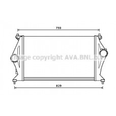 HY4337 AVA QUALITY COOLING Интеркулер