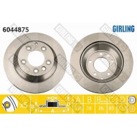 6044875 GIRLING Гальмівний диск