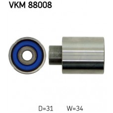 VKM 88008 SKF Паразитный / Ведущий ролик, Зубчастий ремінь