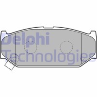 LP2182 DELPHI КомплеК т гальмівних колодок, дискове гальмо