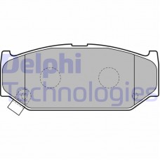 LP2182 DELPHI КомплеК т гальмівних колодок, дискове гальмо