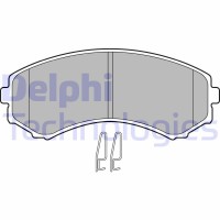 LP1462 DELPHI Комплект гальмівних колодок дисковий гальм