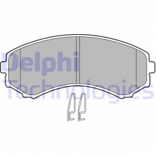 LP1462 DELPHI Комплект гальмівних колодок дисковий гальм