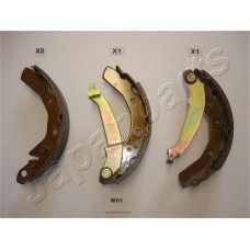 GF-W01AF JAPANPARTS Комплект гальмівних колодок