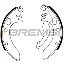 GF0013 BREMSI Комплект гальмівних колодок