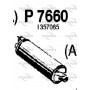 P7660 FENNO Глушник вихлопних газів кінцевий