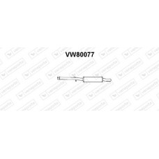 VW80077 VENEPORTE Предглушник вихлопних газів