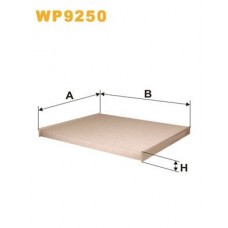 WP9250 WIX FILTERS Фільтр повітря у внутрішньому просторі