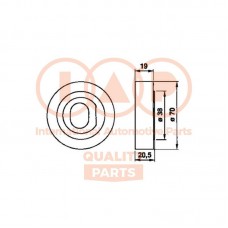 127-06037 IAP QUALITY PARTS Натяжний ролик ремінь ГРМ