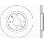 BDR1717.10 OPEN PARTS Гальмівний диск